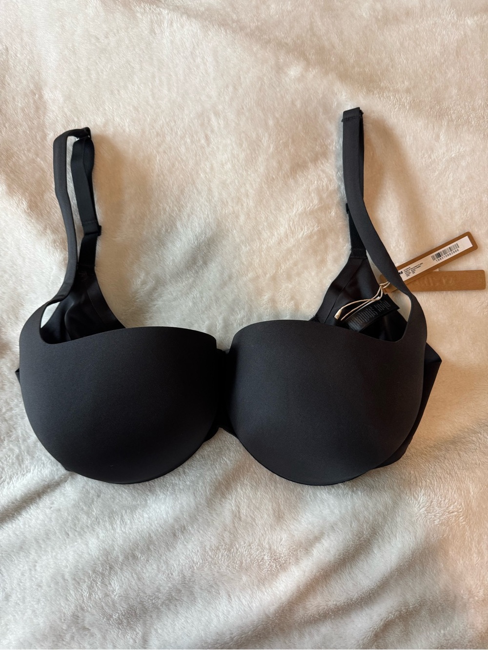 NWT 38D SKIMS Ultimate Push-Up Balconette Bra in Onyx
